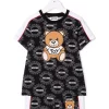 ( Nouvelle Collection ) Moschino Kids 84249 NERO Ensemble Haut-short à Motif Teddy Bear Enfant -Moschino Kids Soldes Boutique 17996207 37980256 600