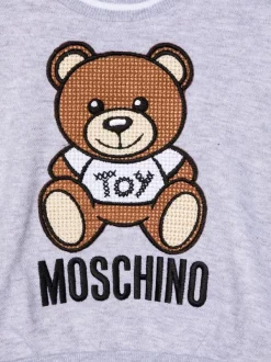 ( Nouvelle Collection ) Moschino Kids Sweat à Imprimé Teddy Bear Enfant -Moschino Kids Soldes Boutique 17996502 38269929 600