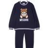 ( Nouvelle Collection ) Moschino Kids Survêtement à Motif Teddy Bear 40016 BLU NAVY -Moschino Kids Soldes Boutique 17997278 37978837 600