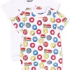 ( Nouvelle Collection ) Moschino Kids White Toy Fruits Lot De Deux Pyjamas à Imprimé Graphique Enfant -Moschino Kids Soldes Boutique 17999335 38143656 600
