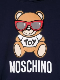 ( Nouvelle Collection ) Moschino Kids Hoodie à Motif Teddy Bear Enfant -Moschino Kids Soldes Boutique 17999645 38021142 600