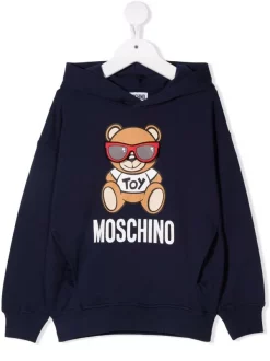 ( Nouvelle Collection ) Moschino Kids Hoodie à Motif Teddy Bear Enfant