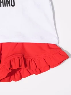 ( Nouvelle Collection ) Moschino Kids Short à Volants Enfant -Moschino Kids Soldes Boutique 18001661 38009755 600