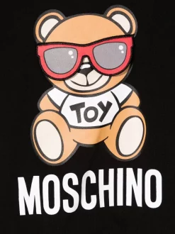 ( Nouvelle Collection ) Moschino Kids T-shirt En Coton à Motif Teddy Bear Enfant -Moschino Kids Soldes Boutique 18002333 38218780 600