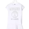 ( Nouvelle Collection ) Moschino Kids Robe à Imprimé Double Question Mark Enfant -Moschino Kids Soldes Boutique 18002972 38003315 600