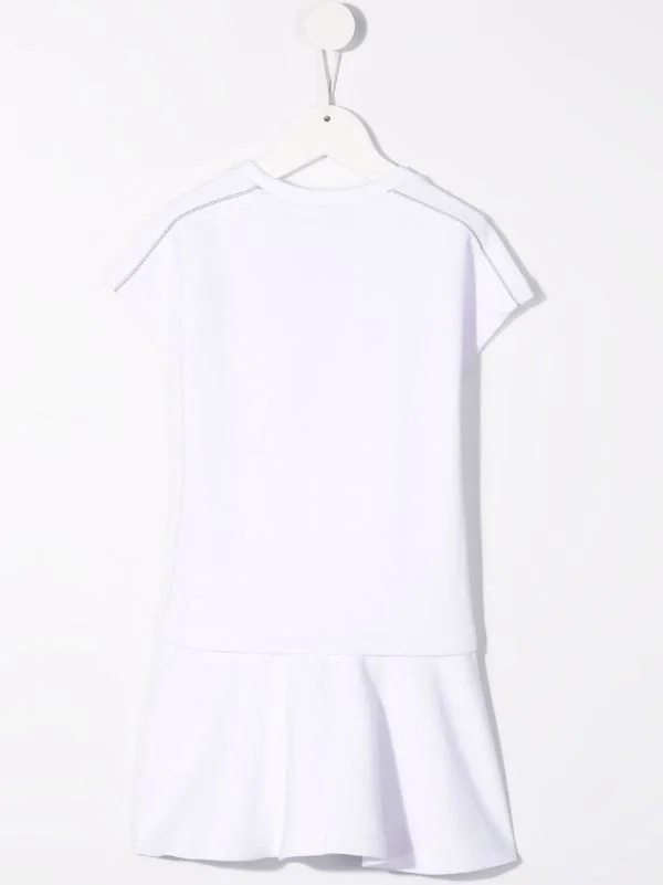 ( Nouvelle Collection ) Moschino Kids Robe à Imprimé Double Question Mark Enfant 4 ( Nouvelle Collection ) Moschino Kids Robe à Imprimé Double Question Mark Enfant – Image 2