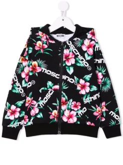 ( Nouvelle Collection ) Moschino Kids Hoodie à Imprimé Monogrammé Enfant