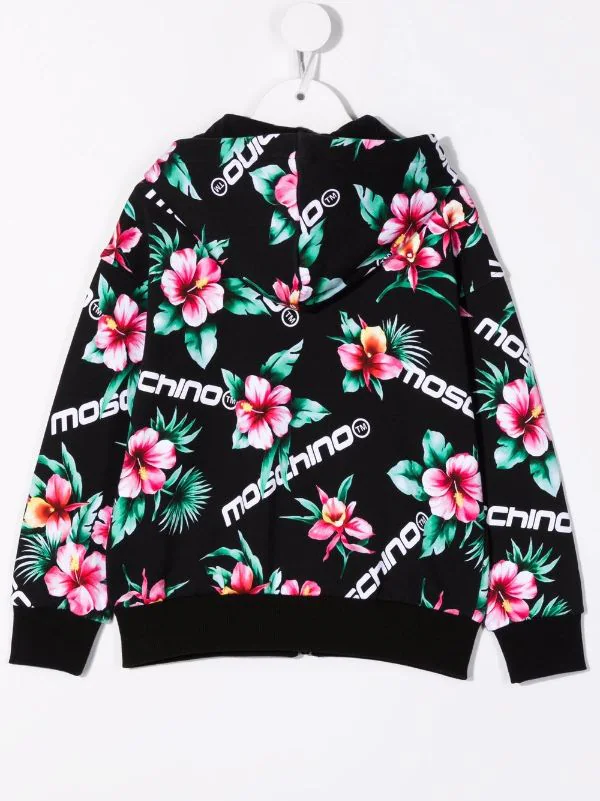 ( Nouvelle Collection ) Moschino Kids Hoodie à Imprimé Monogrammé Enfant 4 ( Nouvelle Collection ) Moschino Kids Hoodie à Imprimé Monogrammé Enfant – Image 2