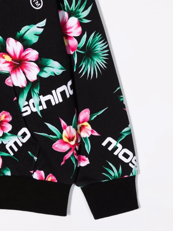 ( Nouvelle Collection ) Moschino Kids Hoodie à Imprimé Monogrammé Enfant 5 ( Nouvelle Collection ) Moschino Kids Hoodie à Imprimé Monogrammé Enfant – Image 3