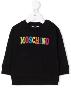 ( Nouvelle Collection ) Moschino Kids Sweat à Logo Imprimé Enfant
