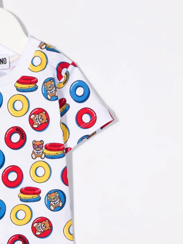 ( Nouvelle Collection ) Moschino Kids T-shirt à Imprimé Graphique Enfant 5 ( Nouvelle Collection ) Moschino Kids T-shirt à Imprimé Graphique Enfant – Image 3