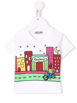 ( Nouvelle Collection ) Moschino Kids T-shirt à Imprimé Graphique Enfant