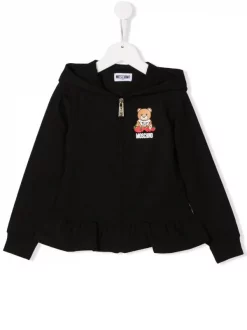 ( Nouvelle Collection ) Moschino Kids Hoodie à Imprimé Teddy Bear Enfant