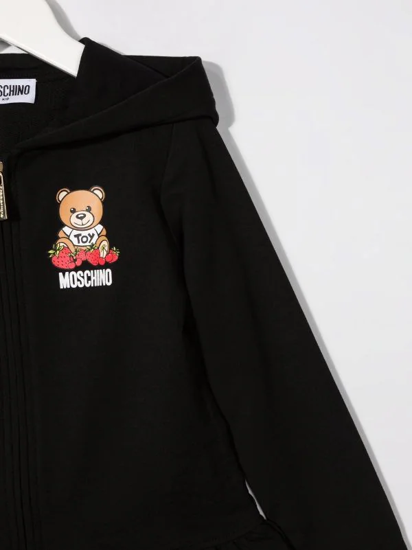 ( Nouvelle Collection ) Moschino Kids Hoodie à Imprimé Teddy Bear Enfant 5 ( Nouvelle Collection ) Moschino Kids Hoodie à Imprimé Teddy Bear Enfant – Image 3