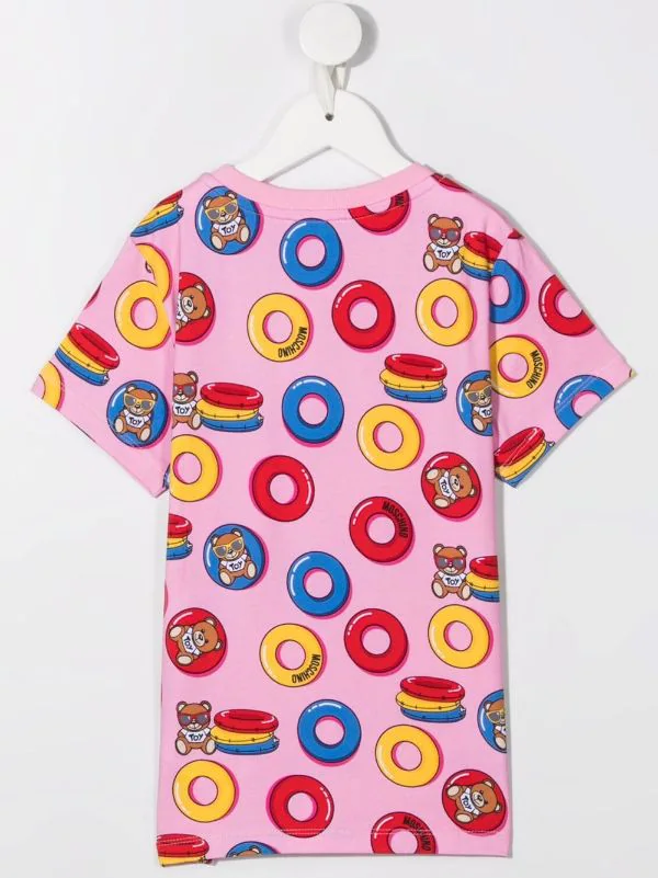 ( Nouvelle Collection ) Moschino Kids 82801 SWEET TOYBAYWATCH T-shirt à Imprimé Monogrammé Enfant 4 ( Nouvelle Collection ) Moschino Kids 82801 SWEET TOYBAYWATCH T-shirt à Imprimé Monogrammé Enfant – Image 2