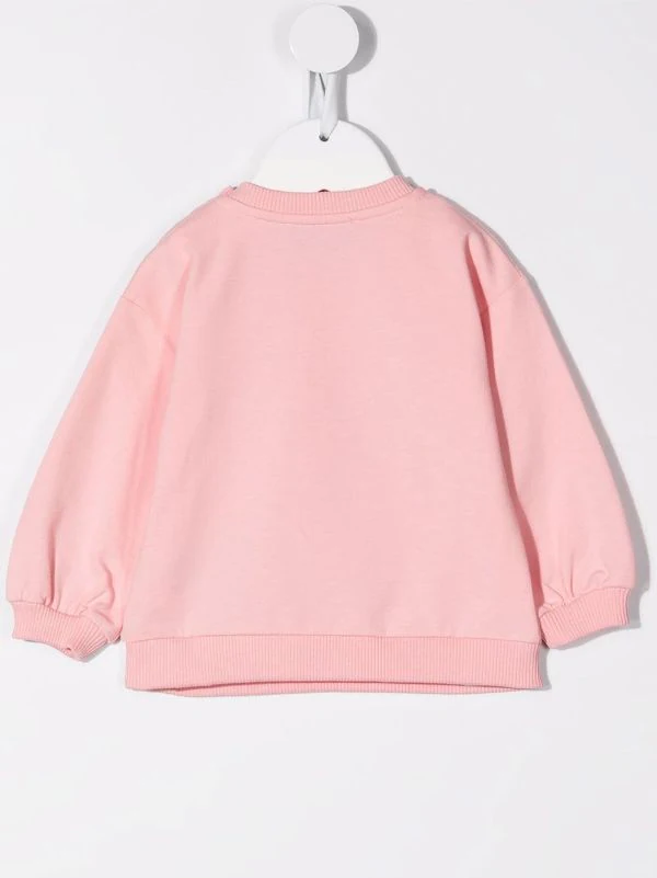 ( Nouvelle Collection ) Moschino Kids 50209 ROSA Sweat à Logo Imprimé Enfant 4 ( Nouvelle Collection ) Moschino Kids 50209 ROSA Sweat à Logo Imprimé Enfant – Image 2