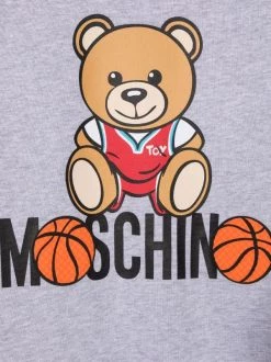 ( Nouvelle Collection ) Moschino Kids T-shirt à Encolure Ras Du Cou Enfant -Moschino Kids Soldes Boutique 18010130 38107513 600