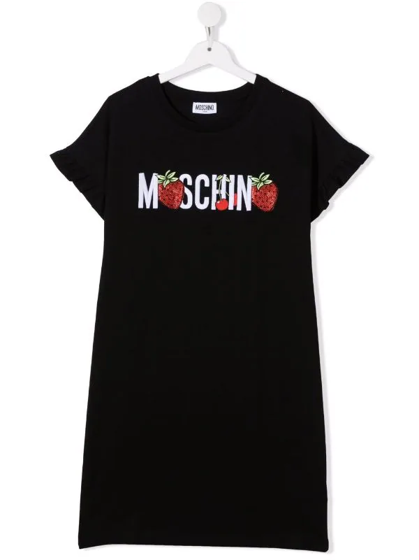 ( Nouvelle Collection ) Moschino Kids Robe à Logo Enfant 3 ( Nouvelle Collection ) Moschino Kids Robe à Logo Enfant