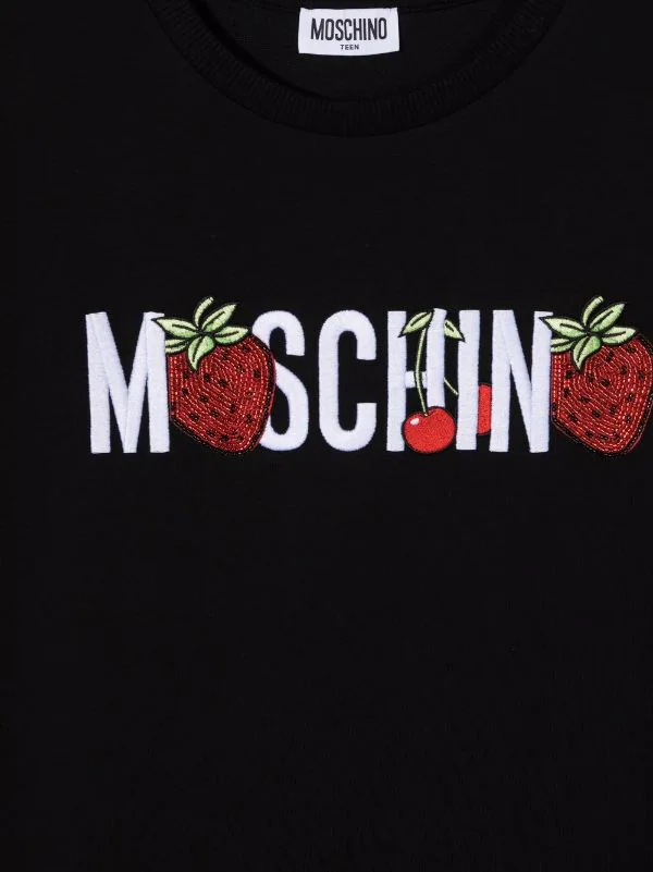 ( Nouvelle Collection ) Moschino Kids Robe à Logo Enfant 5 ( Nouvelle Collection ) Moschino Kids Robe à Logo Enfant – Image 3