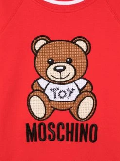 ( Nouvelle Collection ) Moschino Kids 50109 ROSSO Robe-sweat Imprimée à Manches Courtes Enfant 7 ( Nouvelle Collection ) Moschino Kids 50109 ROSSO Robe-sweat Imprimée à Manches Courtes Enfant -Moschino Kids Soldes Boutique 18018622 38086202 600