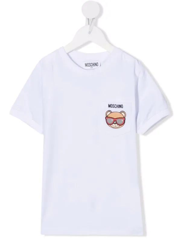 ( Nouvelle Collection ) Moschino Kids T-shirt à Patch Teddy Bear Enfant 3 ( Nouvelle Collection ) Moschino Kids T-shirt à Patch Teddy Bear Enfant