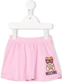 ( Nouvelle Collection ) Moschino Kids Jupe De Sport à Imprimé Teddy Bear Enfant