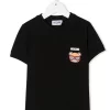 ( Nouvelle Collection ) Moschino Kids T-shirt Sunglasses-Teddy à Logo Imprimé Enfant -Moschino Kids Soldes Boutique 18018647 38086656 600