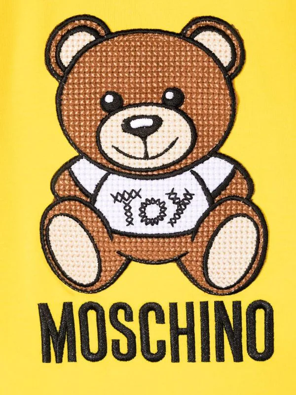 ( Nouvelle Collection ) Moschino Kids 51680 CURRY T-shirt à Imprimé Teddy Bear Enfant 5 ( Nouvelle Collection ) Moschino Kids 51680 CURRY T-shirt à Imprimé Teddy Bear Enfant – Image 3