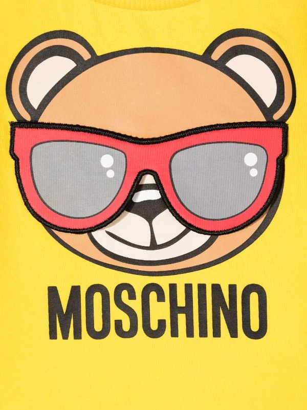 ( Nouvelle Collection ) Moschino Kids 51680 CURRY T-shirt à Imprimé Teddy Bear Enfant 5 ( Nouvelle Collection ) Moschino Kids 51680 CURRY T-shirt à Imprimé Teddy Bear Enfant – Image 3