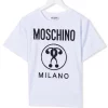 ( Nouvelle Collection ) Moschino Kids T-shirt à Logo Imprimé Enfant -Moschino Kids Soldes Boutique 18018755 38104385 600