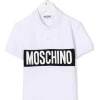 ( Nouvelle Collection ) Moschino Kids 10101 BIANCO OTTICO Polo à Logo Imprimé Enfant 2 ( Nouvelle Collection ) Moschino Kids 10101 BIANCO OTTICO Polo à Logo Imprimé Enfant -Moschino Kids Soldes Boutique 18018765 38103755 600