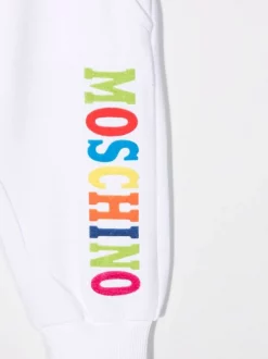 ( Nouvelle Collection ) Moschino Kids Pantalon De Jogging à Logo Imprimé Enfant -Moschino Kids Soldes Boutique 18018797 38085439 600