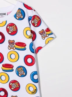 ( Nouvelle Collection ) Moschino Kids 83430 BIANCO T-shirt à Imprimé Teddy Bear Enfant 7 ( Nouvelle Collection ) Moschino Kids 83430 BIANCO T-shirt à Imprimé Teddy Bear Enfant -Moschino Kids Soldes Boutique 18018808 38108847 600