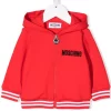 ( Nouvelle Collection ) Moschino Kids Veste Teddy Bear à Capuche Enfant -Moschino Kids Soldes Boutique 18018988 38911010 600