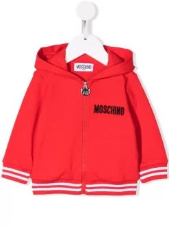 ( Nouvelle Collection ) Moschino Kids Veste Teddy Bear à Capuche Enfant