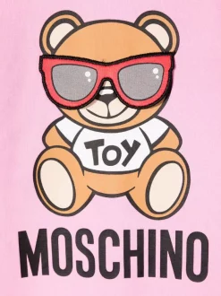 ( Nouvelle Collection ) Moschino Kids Pyjama à Imprimé Teddy Bear 50206 ROSA -Moschino Kids Soldes Boutique 18019480 38104842 600