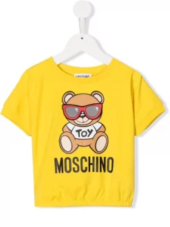 ( Nouvelle Collection ) Moschino Kids T-shirt à Imprimé Teddy Bear Enfant