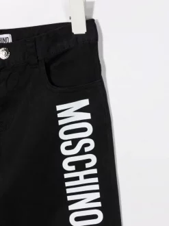 ( Nouvelle Collection ) Moschino Kids Bermuda à Logo Imprimé Enfant -Moschino Kids Soldes Boutique 18019572 38088285 600