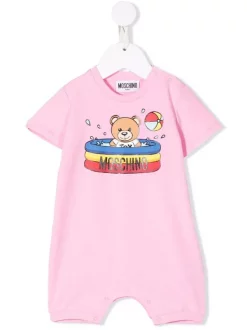 ( Nouvelle Collection ) Moschino Kids Pyjama à Motif Teddy Bear Enfant