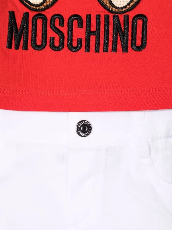 ( Nouvelle Collection ) Moschino Kids Survêtement à Imprimé Teddy Bear 50109 ROSSO 5 ( Nouvelle Collection ) Moschino Kids Survêtement à Imprimé Teddy Bear 50109 ROSSO – Image 3