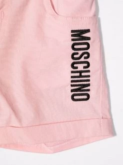 ( Nouvelle Collection ) Moschino Kids 50209 ROSA Short De Sport à Logo Imprimé Enfant -Moschino Kids Soldes Boutique 18020742 38104978 600
