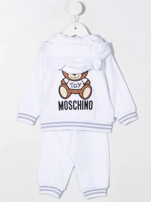 ( Nouvelle Collection ) Moschino Kids Survêtement Teddy Bear à Capuche Enfant 4 ( Nouvelle Collection ) Moschino Kids Survêtement Teddy Bear à Capuche Enfant – Image 2