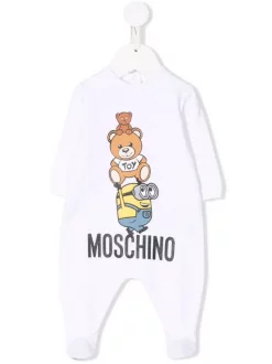 ( Nouvelle Collection ) Moschino Kids Teddy Bear X Minion Pyjama Enfant