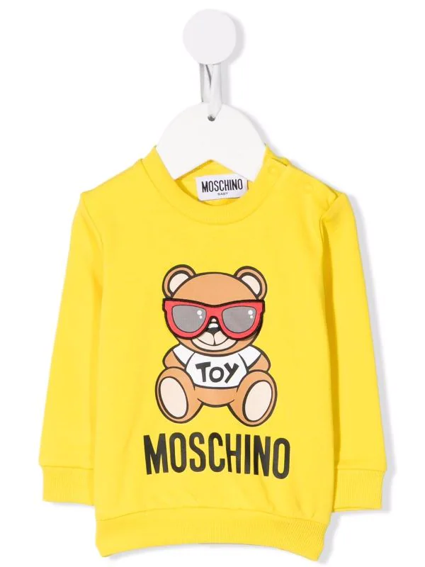 ( Nouvelle Collection ) Moschino Kids Sweat à Imprimé Teddy Bear Enfant 3 ( Nouvelle Collection ) Moschino Kids Sweat à Imprimé Teddy Bear Enfant