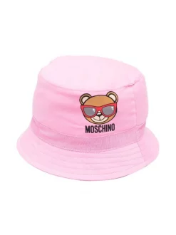 ( Nouvelle Collection ) Moschino Kids Bob à Imprimé Teddy Bear 50206 ROSA
