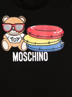 ( Nouvelle Collection ) Moschino Kids T-shirt à Logo Imprimé Enfant -Moschino Kids Soldes Boutique 18037966 38366654 600