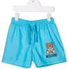 Moschino Kids 41008 BLUE Short De Bain à Imprimé Teddy Enfant