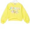 ( Nouvelle Collection ) Moschino Kids 30205 VERDE Sweat à Logo Imprimé Enfant -Moschino Kids Soldes Boutique 18048854 38151179 600