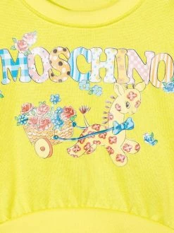 ( Nouvelle Collection ) Moschino Kids 30205 VERDE Sweat à Logo Imprimé Enfant 7 ( Nouvelle Collection ) Moschino Kids 30205 VERDE Sweat à Logo Imprimé Enfant -Moschino Kids Soldes Boutique 18048854 38151181 600