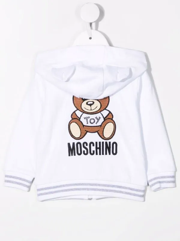 ( Nouvelle Collection ) Moschino Kids Hoodie à Imprimé Teddy Bear Enfant 4 ( Nouvelle Collection ) Moschino Kids Hoodie à Imprimé Teddy Bear Enfant – Image 2